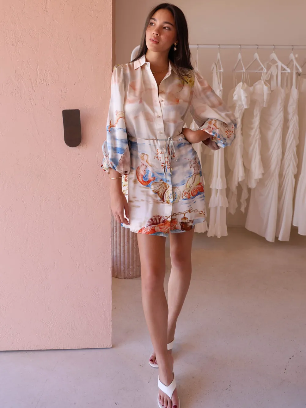 Roame Camille Dress in^ Bump Friendly | Mini
