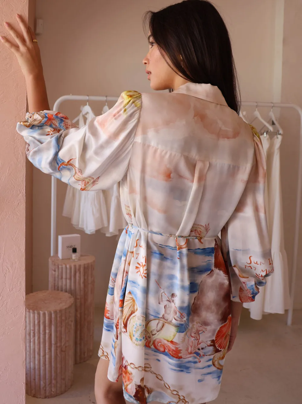 Roame Camille Dress in^ Bump Friendly | Mini