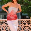 Romy Collection Romy LJ Mesh Overlay Maxi Dress in^ Party | Formal