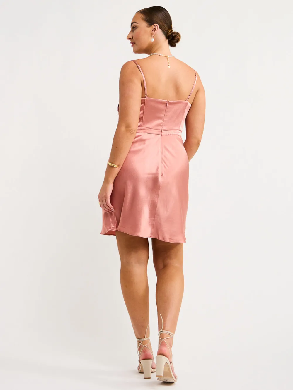 Shona Joy Corded Ruched Mini Dress in^ Mini