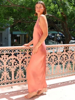 Shona Joy Low Back Halter Neck Midi Dress in^ Midi | Maxi & Gown