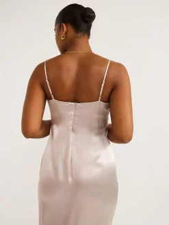 Suboo Millenia Cowl Neck Twist Strappy Maxi Dress in^ Party | Midi
