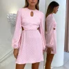 The Wolf Gang Levisa Key Hole Mini Dress in^ Mini
