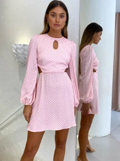 The Wolf Gang Levisa Key Hole Mini Dress in^ Mini
