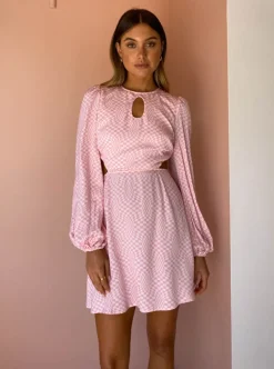 The Wolf Gang Levisa Key Hole Mini Dress in^ Mini