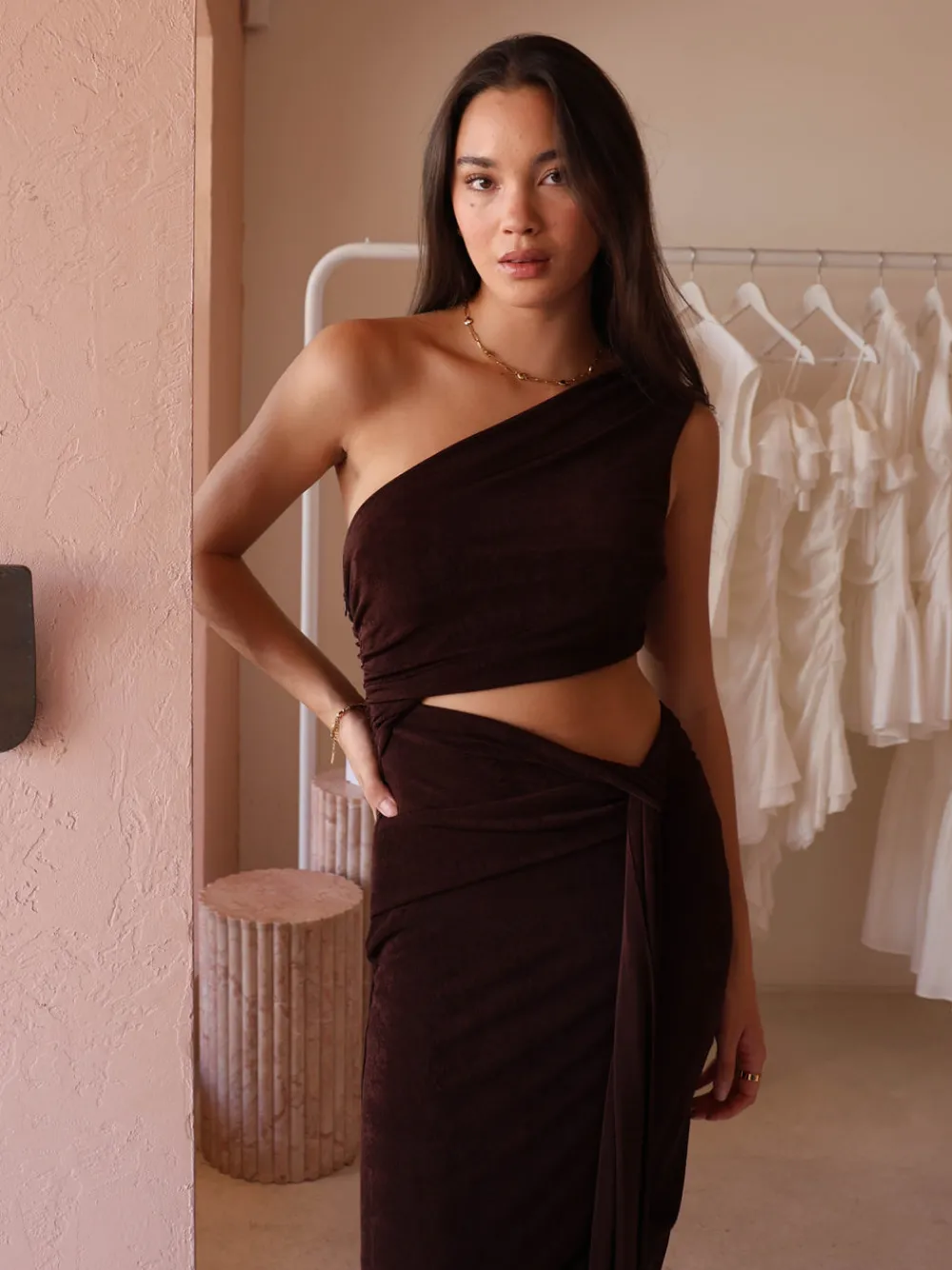 Tojha Viola Dress in^ Formal | Black Tie